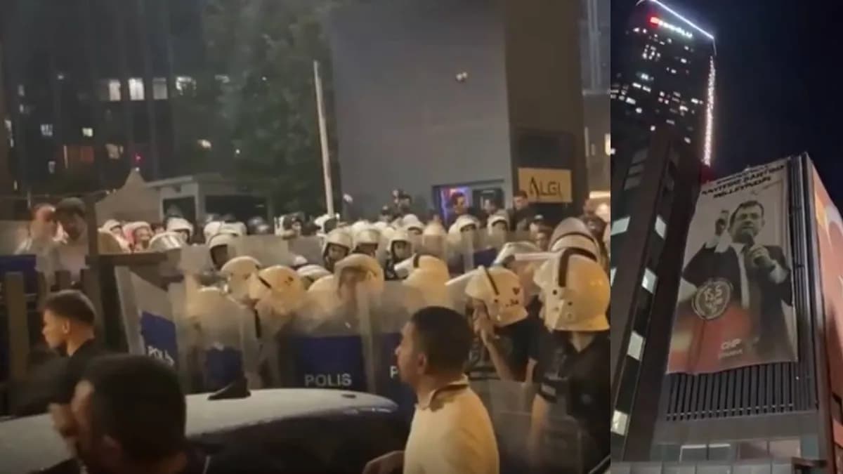 İmamoğlu pankartı tartışması CHP İstanbul'da gerginlik yarattı