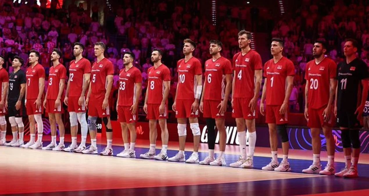 A Milli Erkek Voleybol Takımı VNL çeyrek finalinde Slovenya'ya 3-0 mağlup olarak elendi
