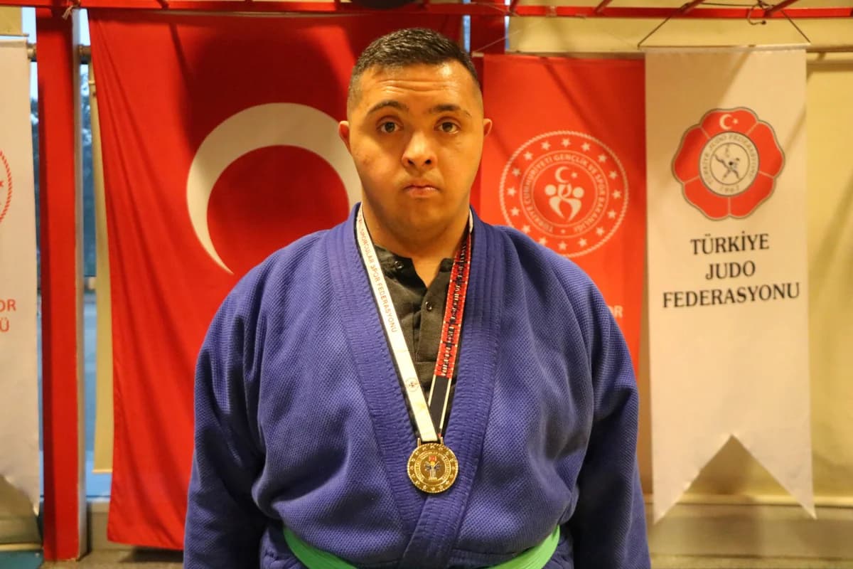 Down Sendromlu Samet Balcı, Judo’da İki Kez Türkiye Şampiyonu Oldu