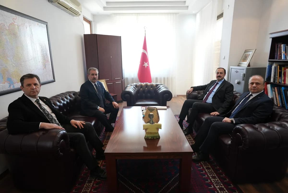 BBP Genel Başkanı Destici, Üsküp Büyükelçiliği’ni Ziyaret Etti