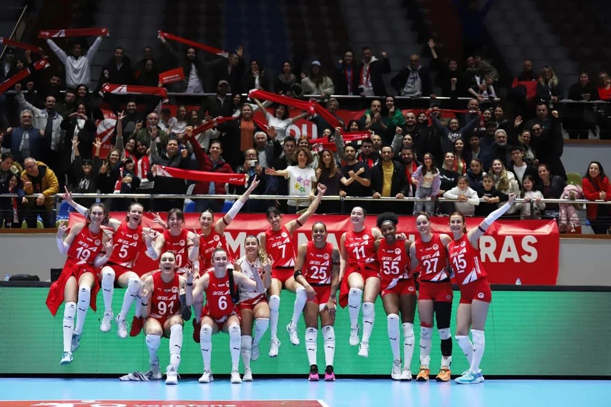 Aras Kargo Voleybol Takımı Balkan Kupası’na Katılıyor