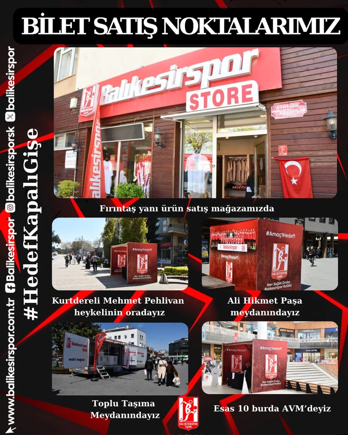 Balıkesirspor’un Hedefi: Kapalı Gişe Kayıtları