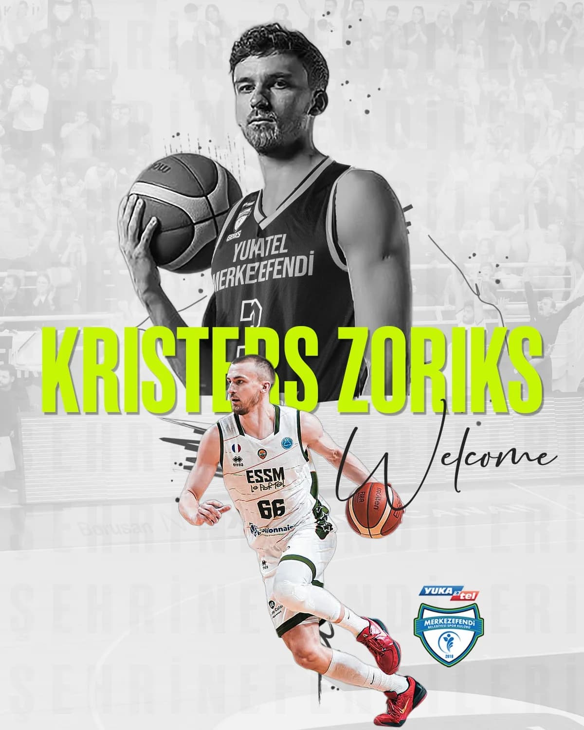 Yukatel Merkezefendi Belediyesi, Letonyalı Guard Krister Zoriks’i Transfer Etti