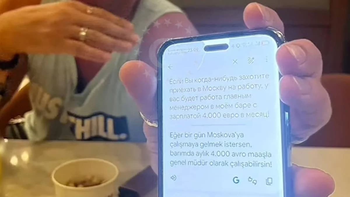 Antalya’da Rus Turistten Şaşırtan İş Teklifi: 4 Bin Euro!