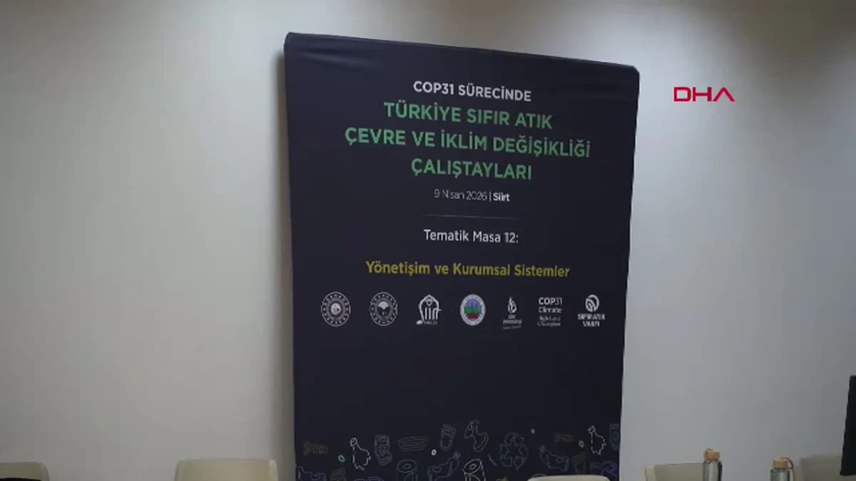 Siirt’te Sıfır Atık Çalıştayı Gerçekleştirildi