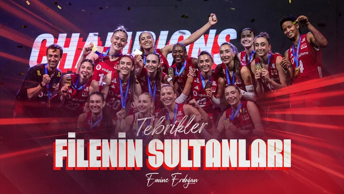 Emine Erdoğan'dan Filenin Sultanları'na kutlama: 'Yeniden tarih yazdınız'