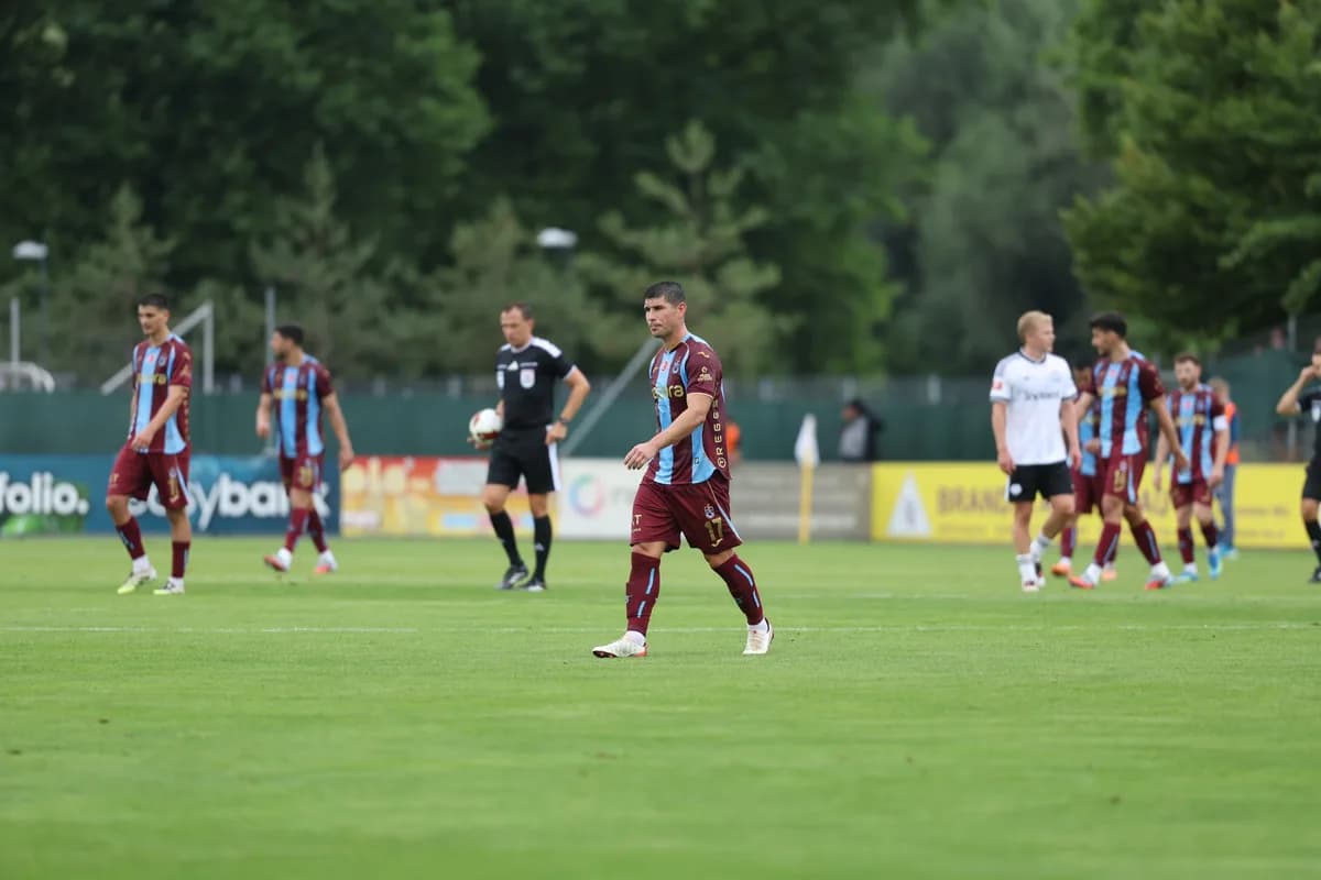 Trabzonspor, Avusturya kampındaki ilk maçında Eintracht Frankfurt'a 3-0 kaybetti