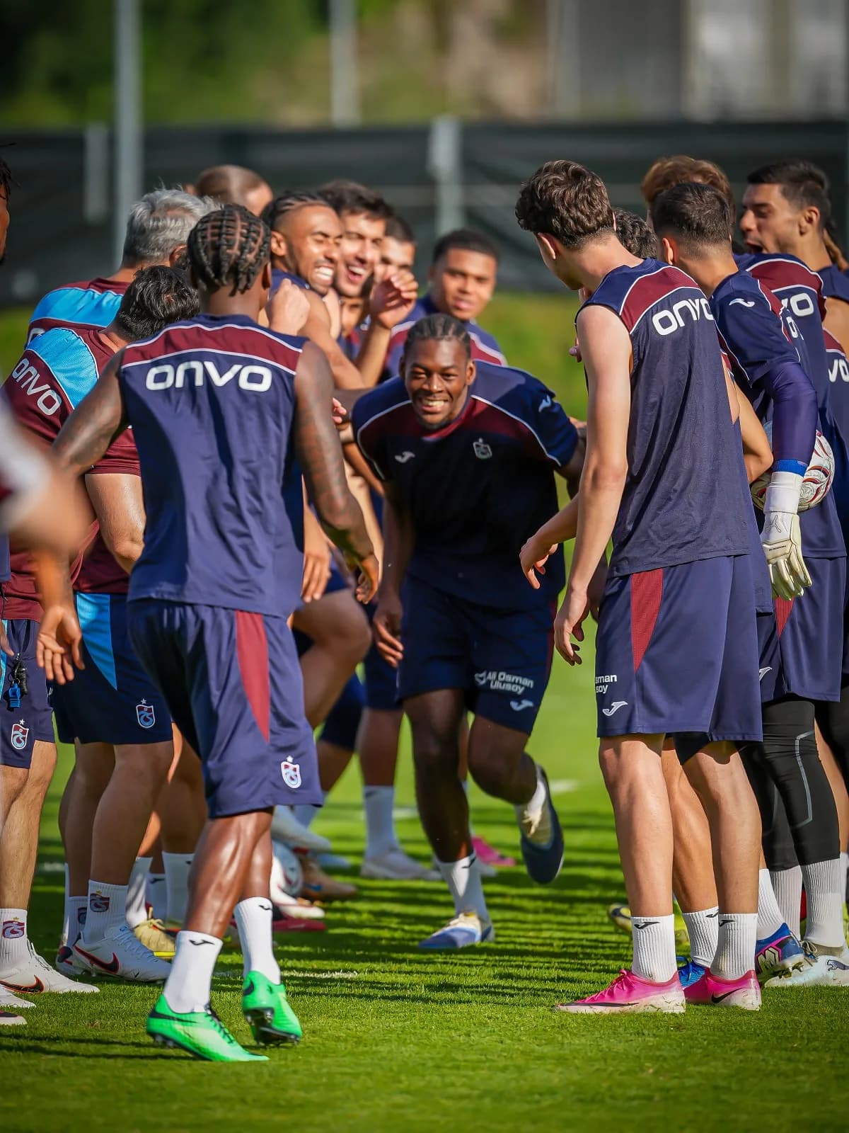 Trabzonspor Avusturya kampında Al Sadd maçı öncesi taktik çalıştı