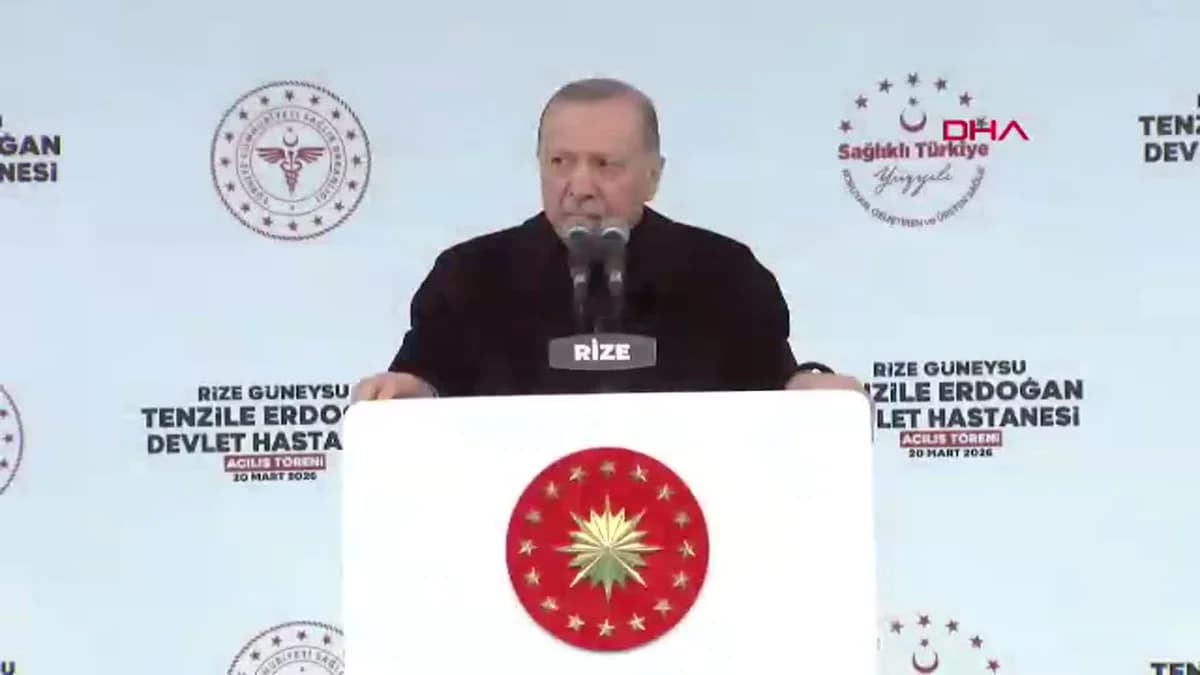 Cumhurbaşkanı Erdoğan, Rize’de Tenzile Erdoğan Devlet Hastanesi’nin Açılışını Yaptı