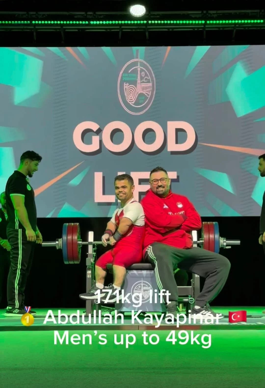 Abdullah Kayapınar 2026 Para Powerlifting Avrupa Şampiyonu