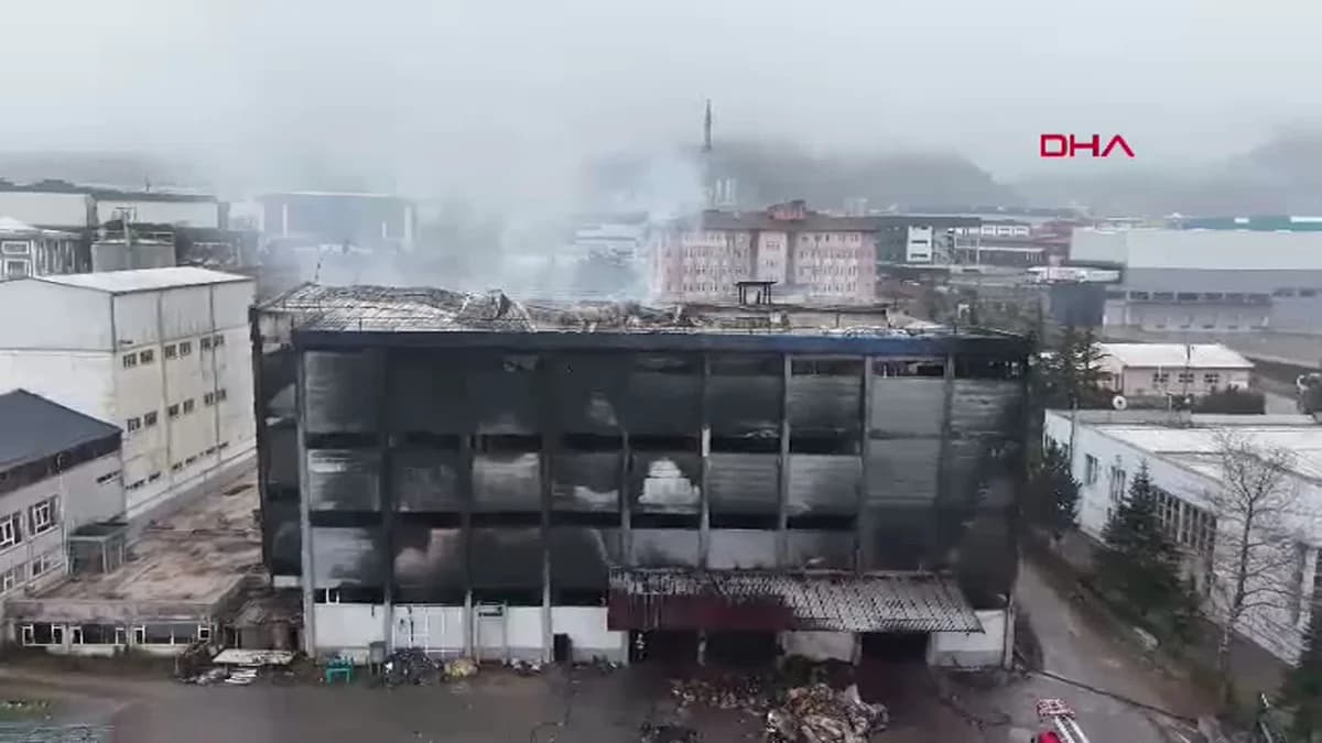 Trabzon’da Fındık Fabrikası Yangını: Hasar Görüntüleri Ortaya Çıktı