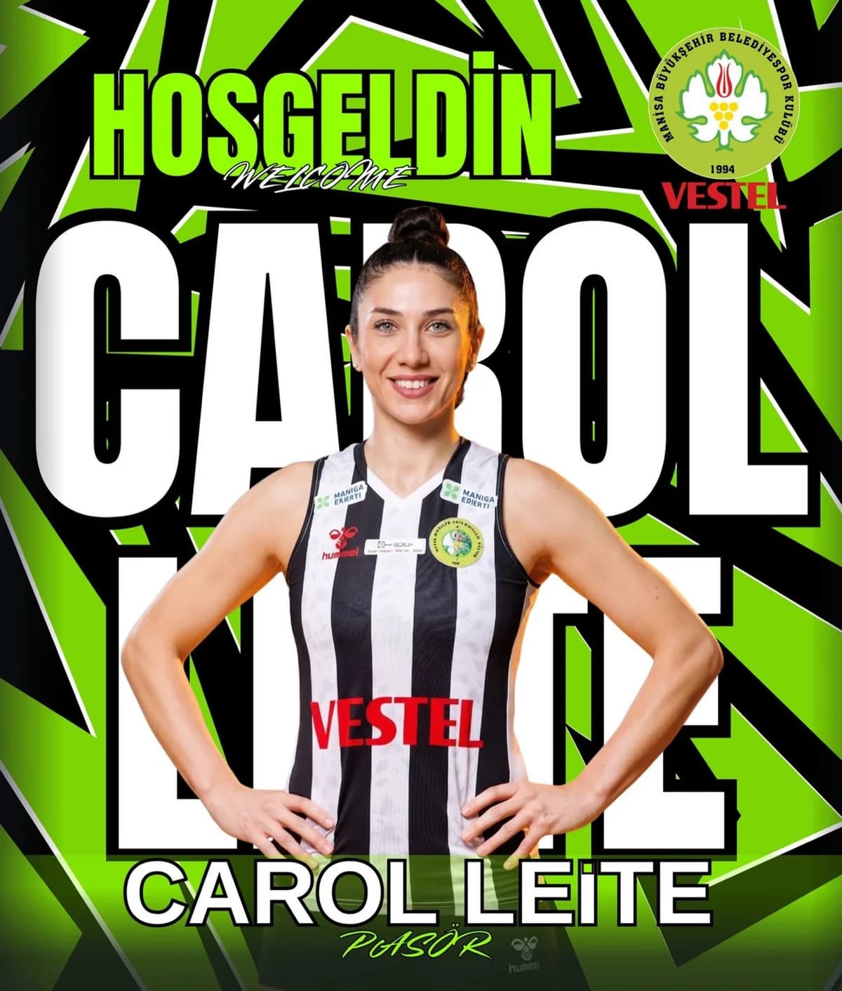 Manisa Büyükşehir Belediyespor’dan Brezilyalı Pasör Carolina Leite Transferi
