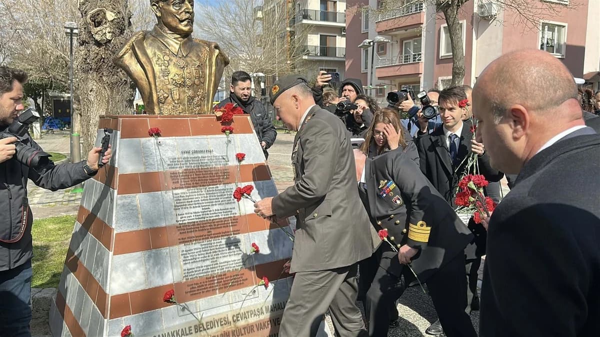 Çanakkale Savaşları Kahramanı Cevat Paşa, Anma Töreniyle Yad Edildi