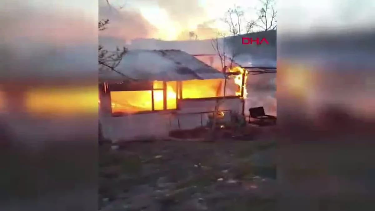 Bolu’da Baraka Yangını: Kullanılamaz Hale Geldi