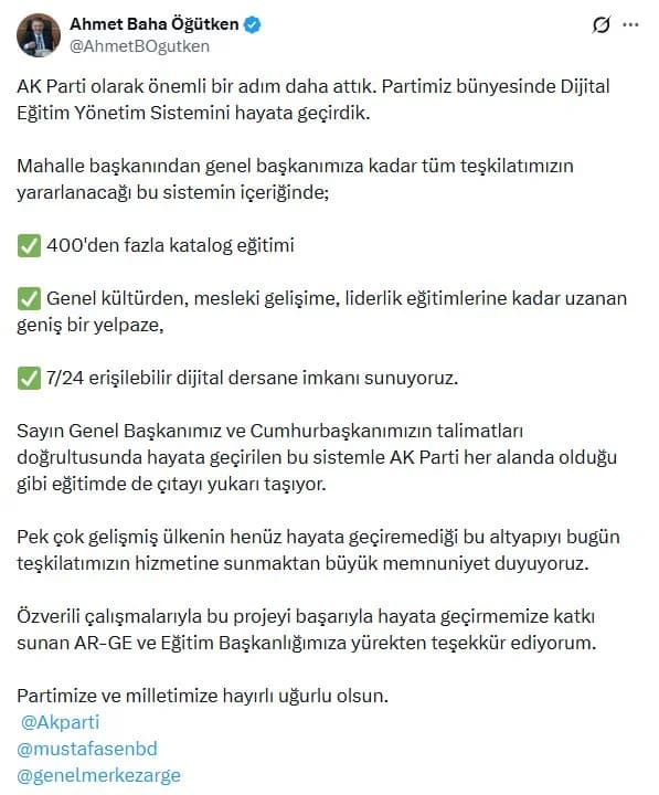 AK Parti’den Dijital Eğitim Yönetim Sistemi Hamlesi