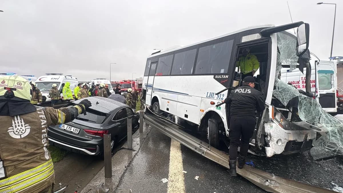 Başakşehir’de Zincirleme Kaza: Yaralılar Hastaneye Sevk Edildi