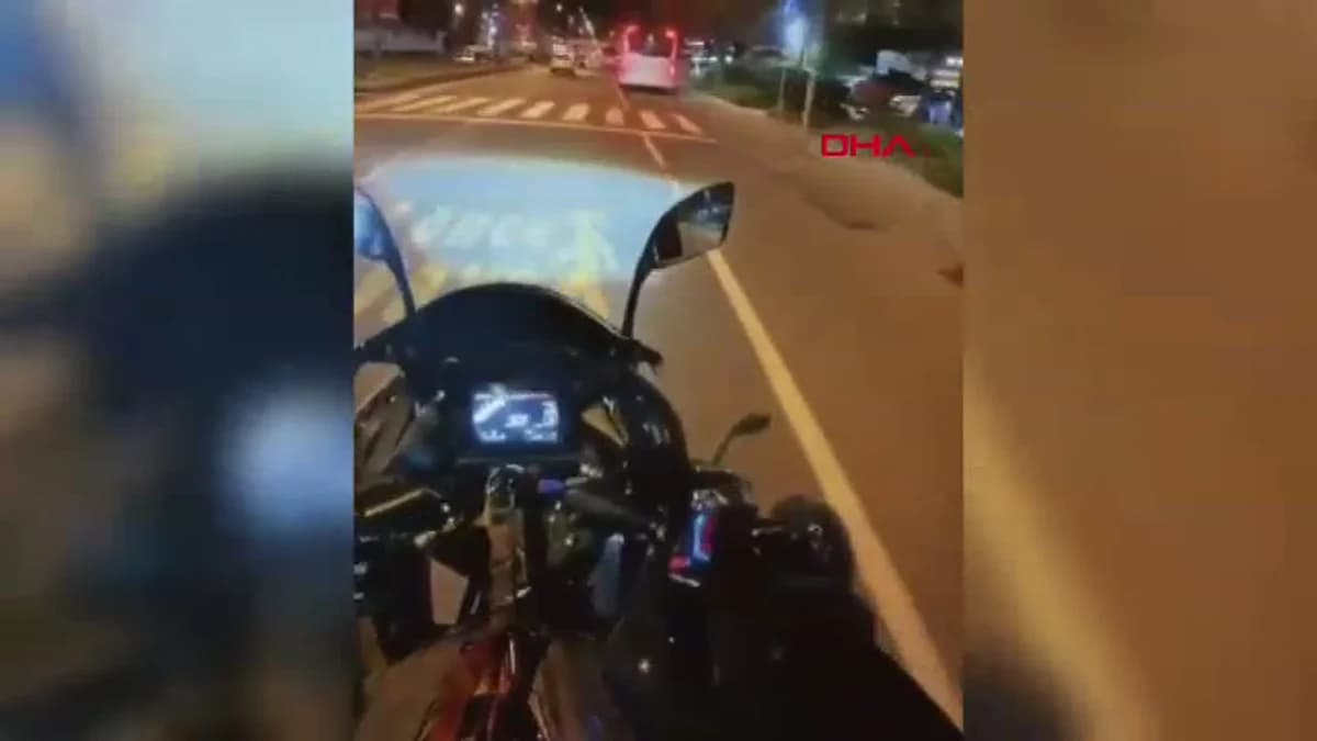 Tekirdağ’da Motosiklet Kazası: Sürücü Yaralandı, Anlar Kask Kamerasında