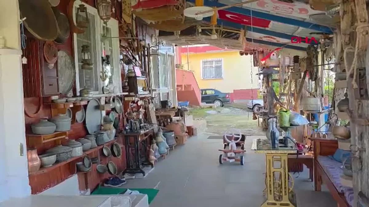 Rize’de Antika Tutkusu: Bir Köy Avlusu Açık Hava Müzesine Dönüştü