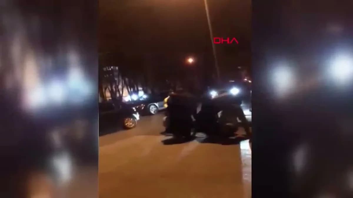 Bursa’da Hasarlı Kaza Sonrası Saldırı Anı Kamerada