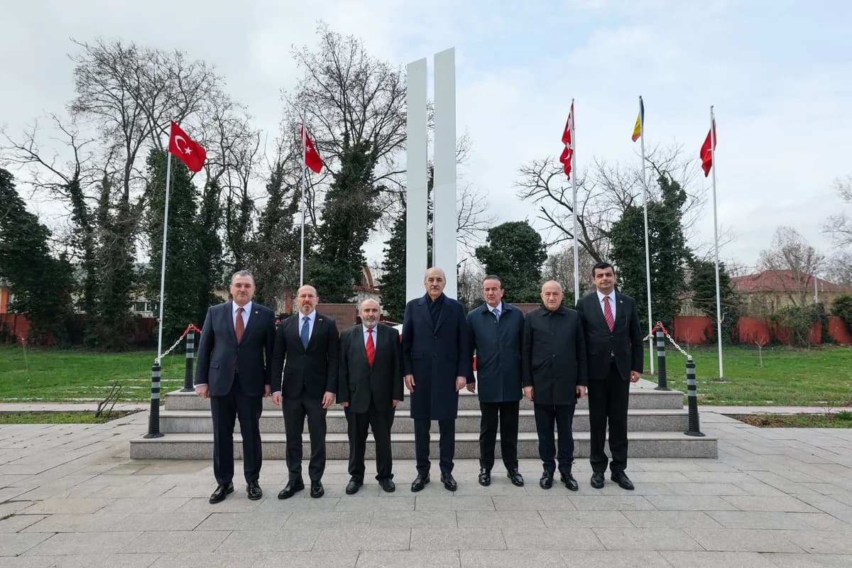 TBMM Başkanı Kurtulmuş, Bükreş Türk Şehitliği’ni Anma Ziyaretinde Bulundu
