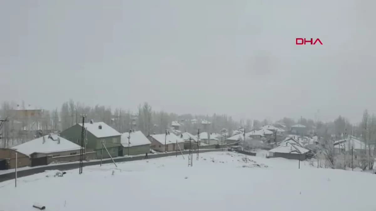 Van’da Kar Yağışı Hayatı Olumsuz Etkiliyor