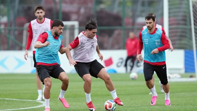 A Milli Futbol Takımı,Los Angeles'a geçmeden önce son taktik çalışmayı tamamladı