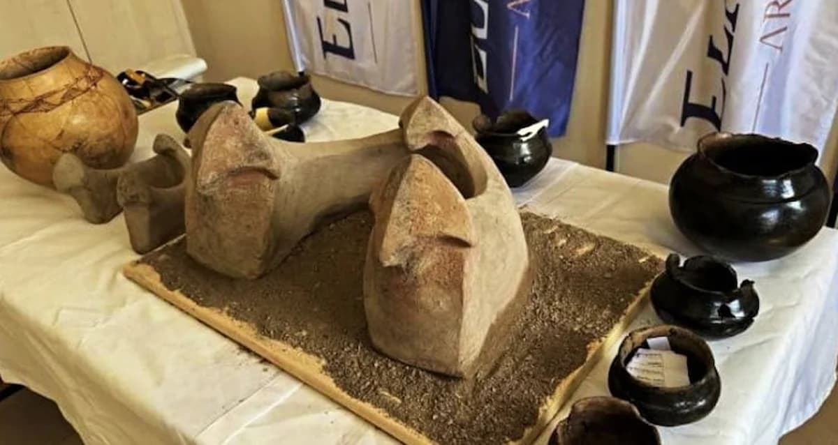 Boğa Figürüyle Dikkat Çeken 6 Bin Yıllık Sunak Elazığ’da Bulundu