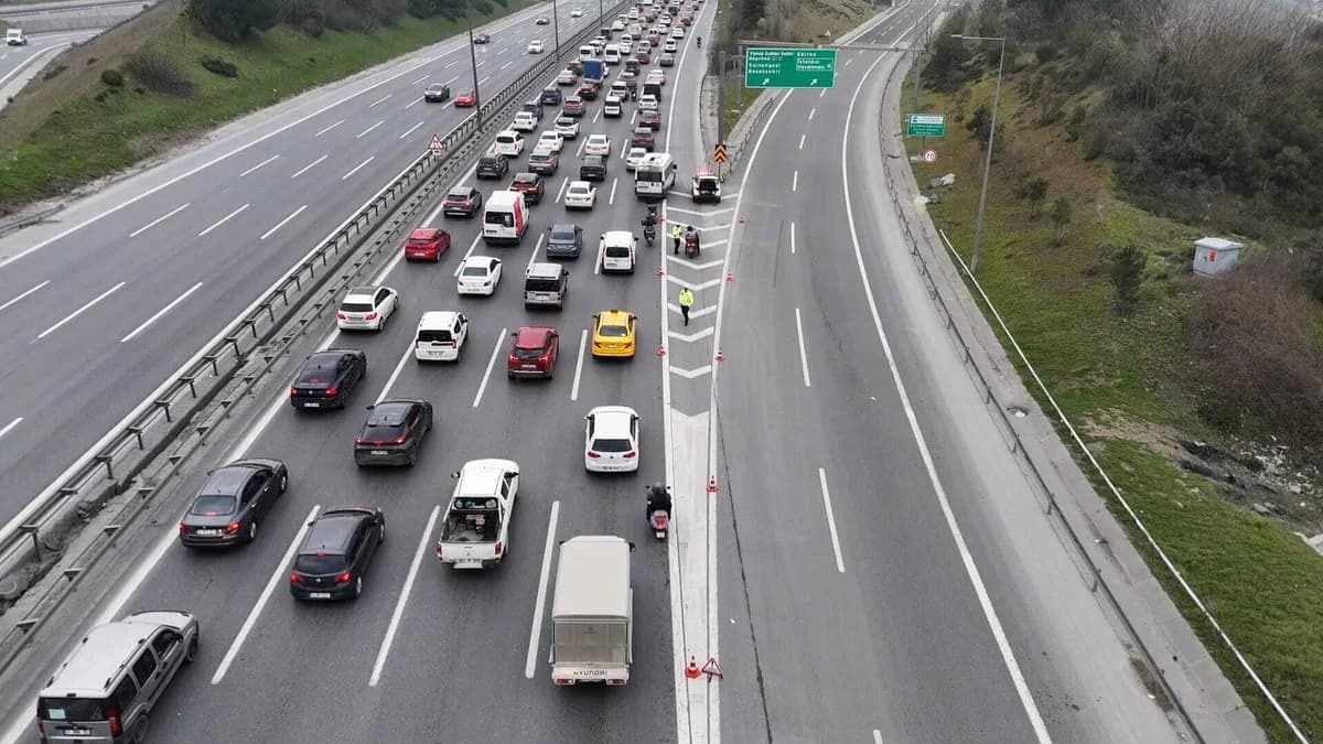 Eyüpsultan’da Dron Destekli Trafik Denetimi: ‘Kaynak’ Yapanlara Ceza