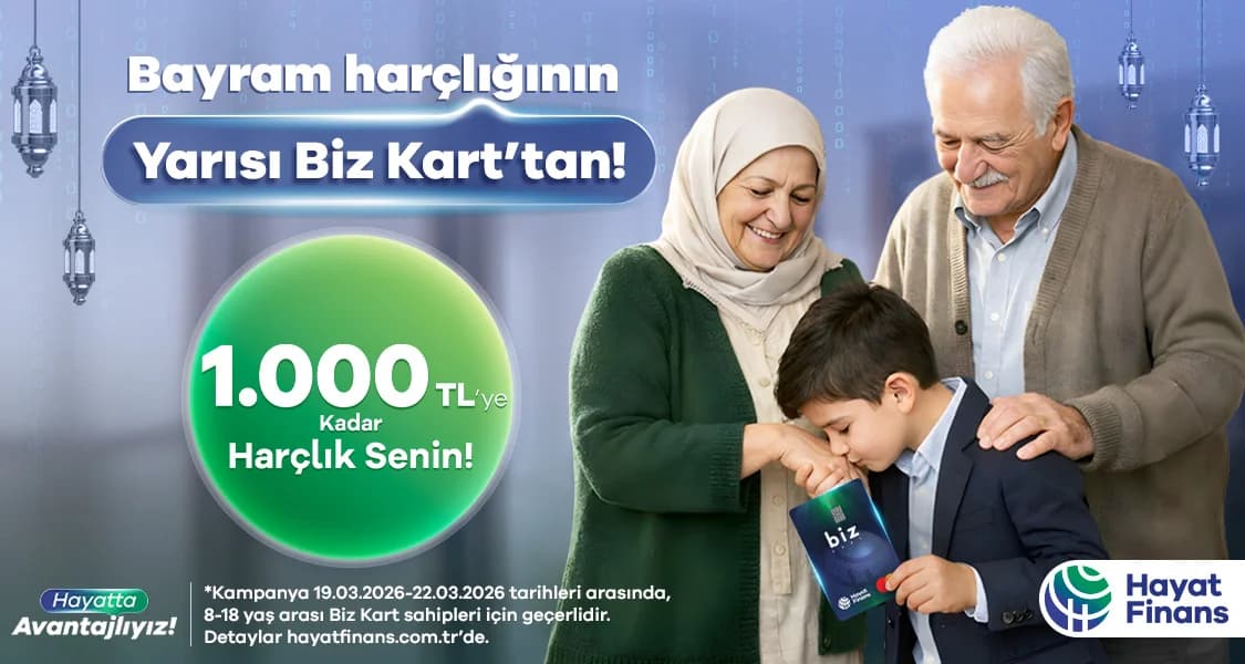 Hayat Finans’tan Bayram’a Özel “Biz Kart” Kampanyası