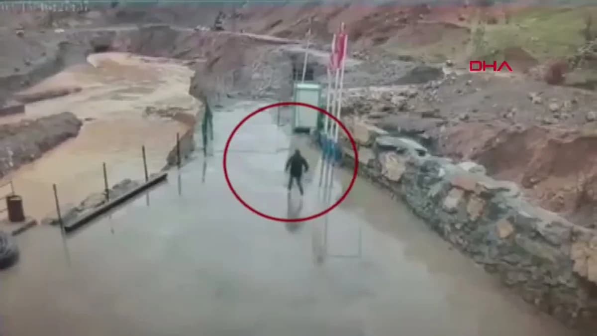 Şırnak’ta Sel Felaketi: Kaçış Anları Güvenlik Kamerasında