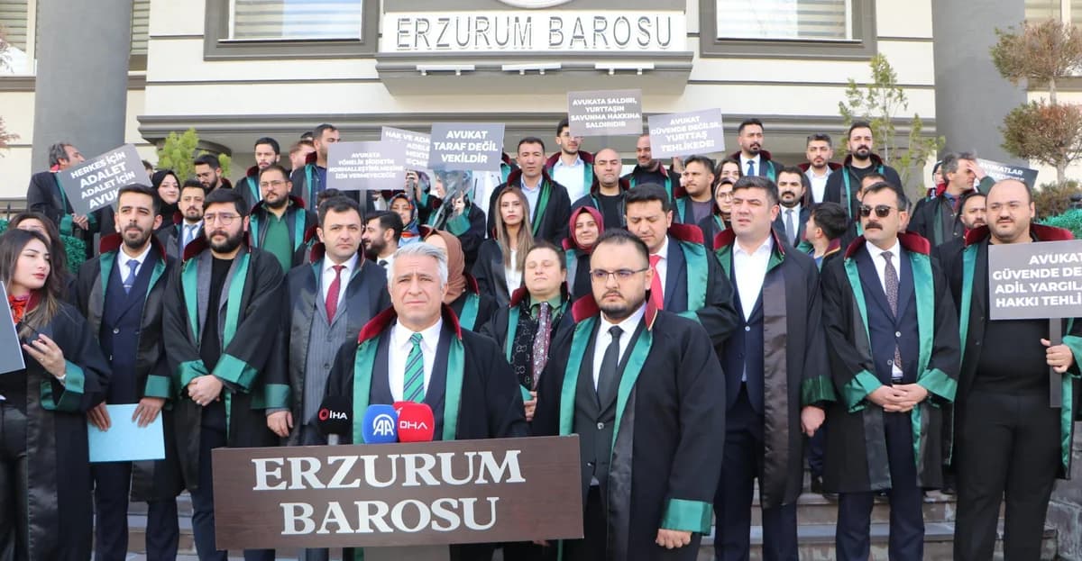 Erzurum’da Avukata Bıçaklı Saldırı: Barodan Sert Tepki ve Tutuklama Kararı