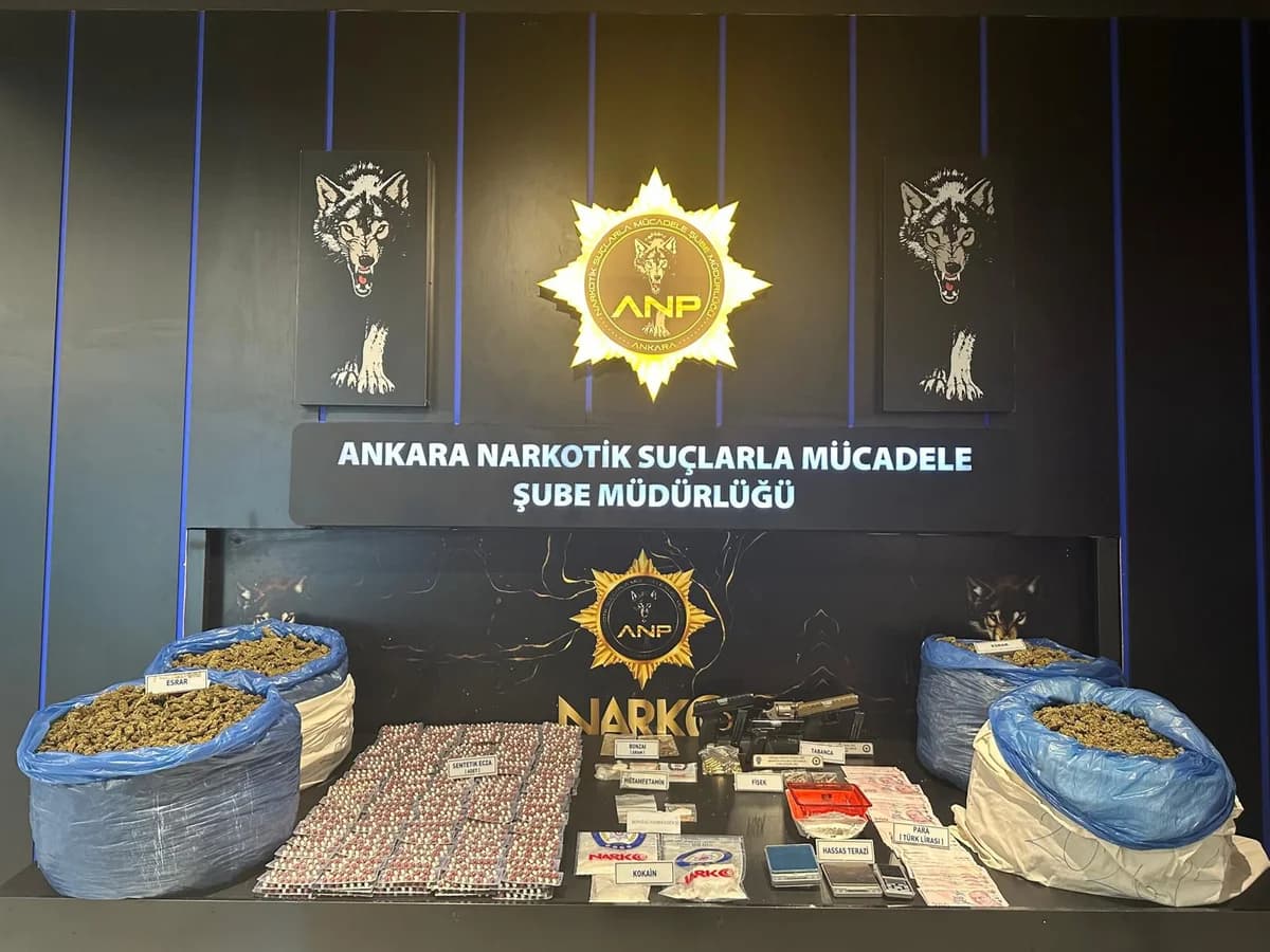 Ankara’da Uyuşturucu Operasyonları: 41 Kişi Tutuklandı