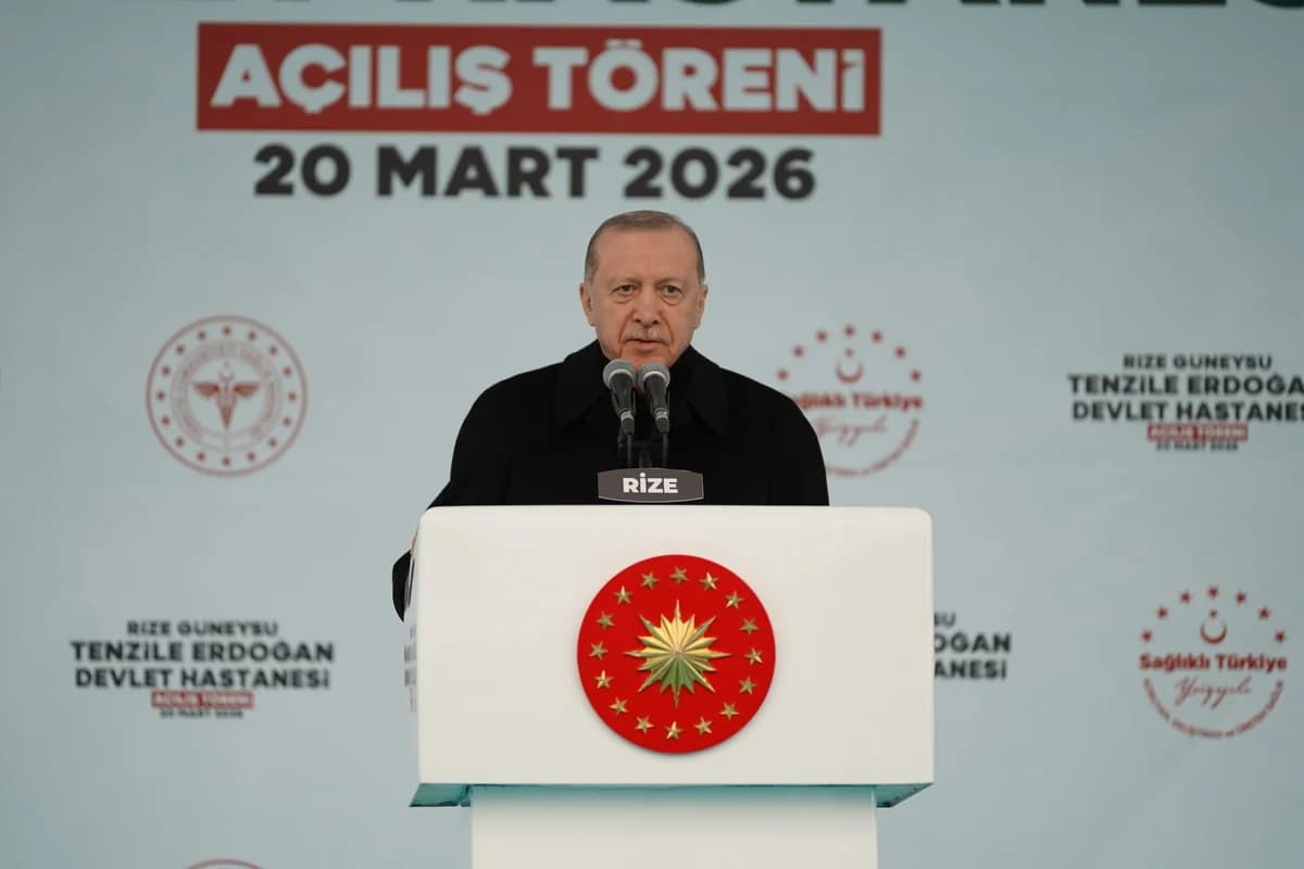 Cumhurbaşkanı Erdoğan, Güneysu’daki Tenzile Erdoğan Devlet Hastanesi’nin Açılış Törenine Katıldı