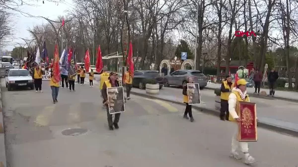 Edirne’ye Ulaşan ’57’nci Alay’ Korteji, Kahramanlıkları Yaşatıyor