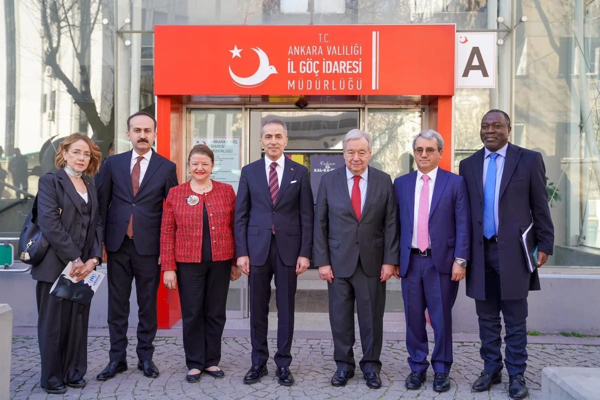 BM Genel Sekreteri Guterres, Ankara İl Göç İdaresi’ni Ziyaret Etti