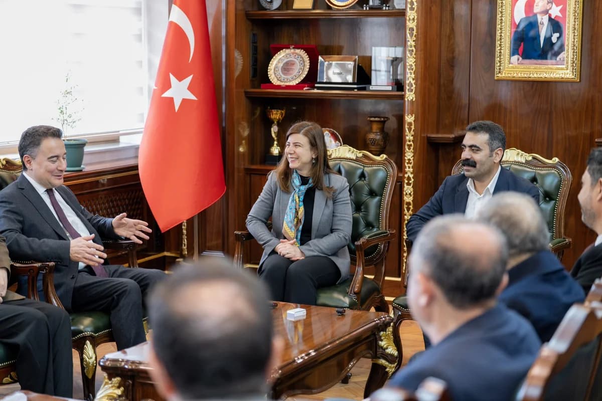 DEVA Partisi Genel Başkanı Ali Babacan Diyarbakır’da