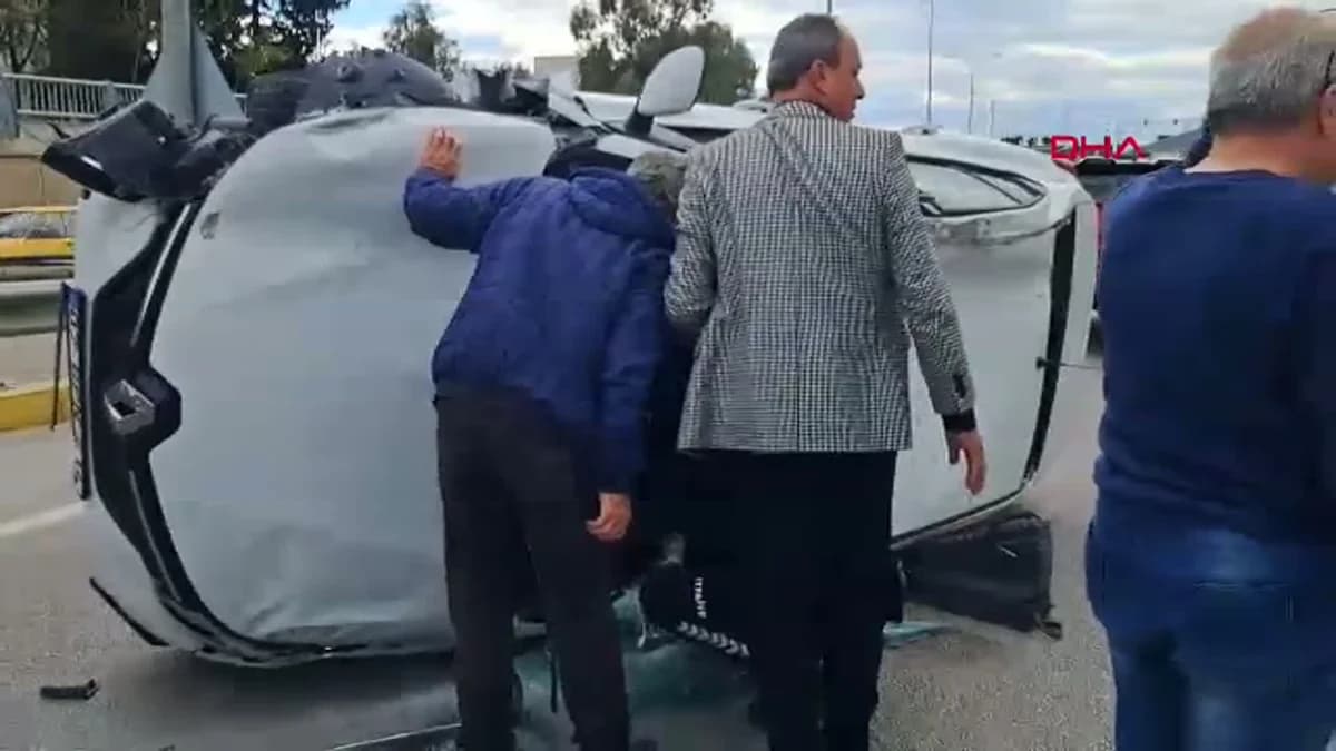 Antalya’da Zincirleme Kaza: 1 Yaralı