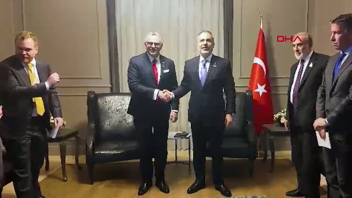 Hakan Fidan, Antalya’da Massad Fares Boulos’u Ağırladı