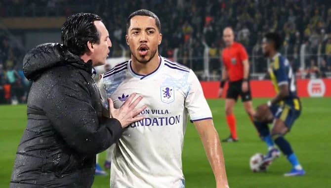 Unai Emery ve Youri Tielemans saha kenarında tartıştı
