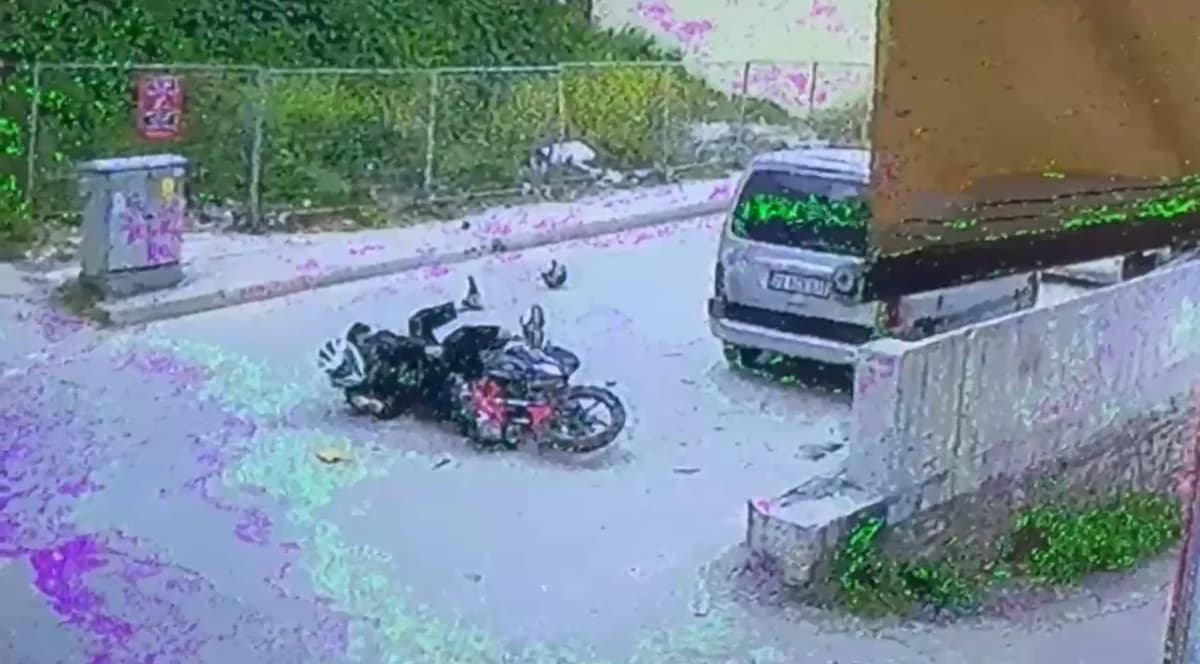 Edirne’de Motosiklet Kazası: 1 Yaralı, Güvenlik Kamerasında Anbean