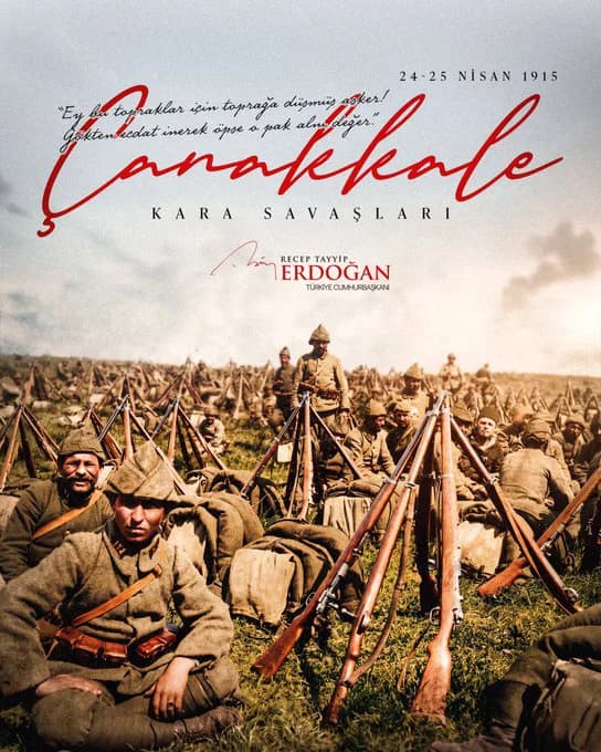Erdoğan’dan Çanakkale Şehitlerine Anma Mesajı: İstiklal ve İstikbal Mücadelesi
