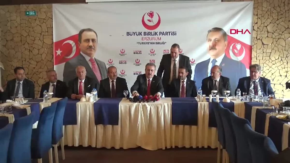 Mustafa Destici’den Sert Açıklamalar: PKK Silah Bırakmadan Yasal Adım Atılamaz
