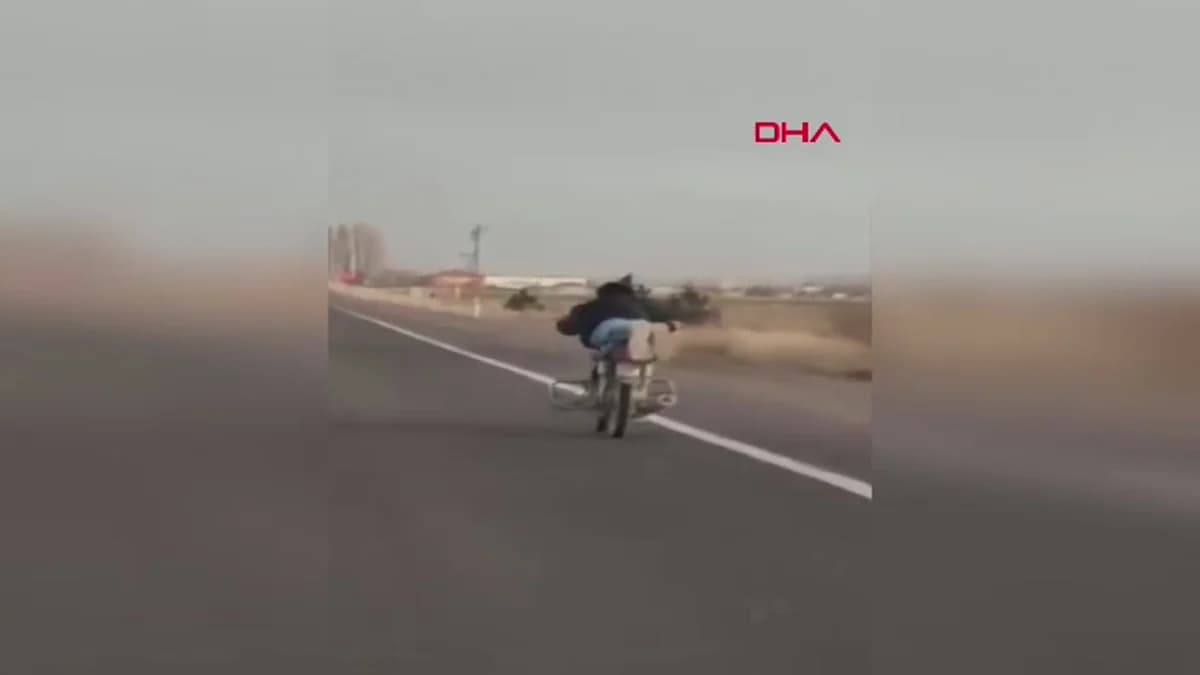 Nevşehir’de Motosikletini Yüzüstü Kullanan Sürücüye 88 Bin TL Ceza