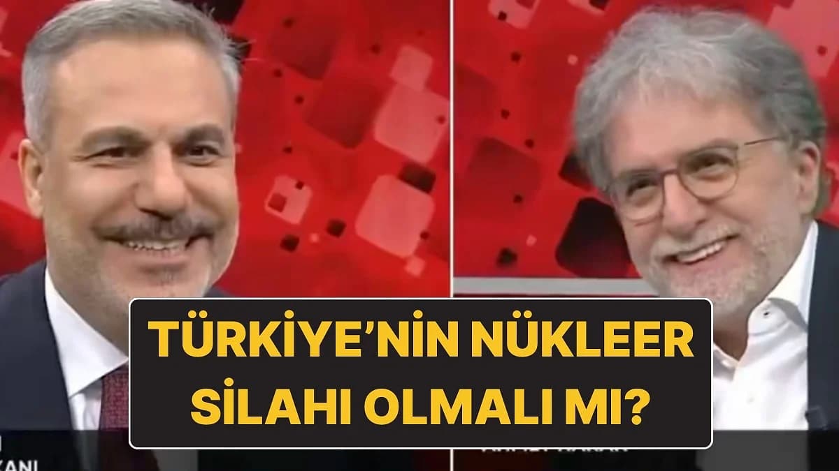 Bakan Fidan CNN Türk yayınında nükleer silah sorusuna sessiz kaldı