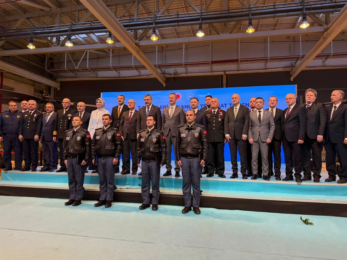AKSUNGUR, ATAK ve T-70 Helikopterleri İçişleri Bakanlığı Envanterine Dahil Edildi