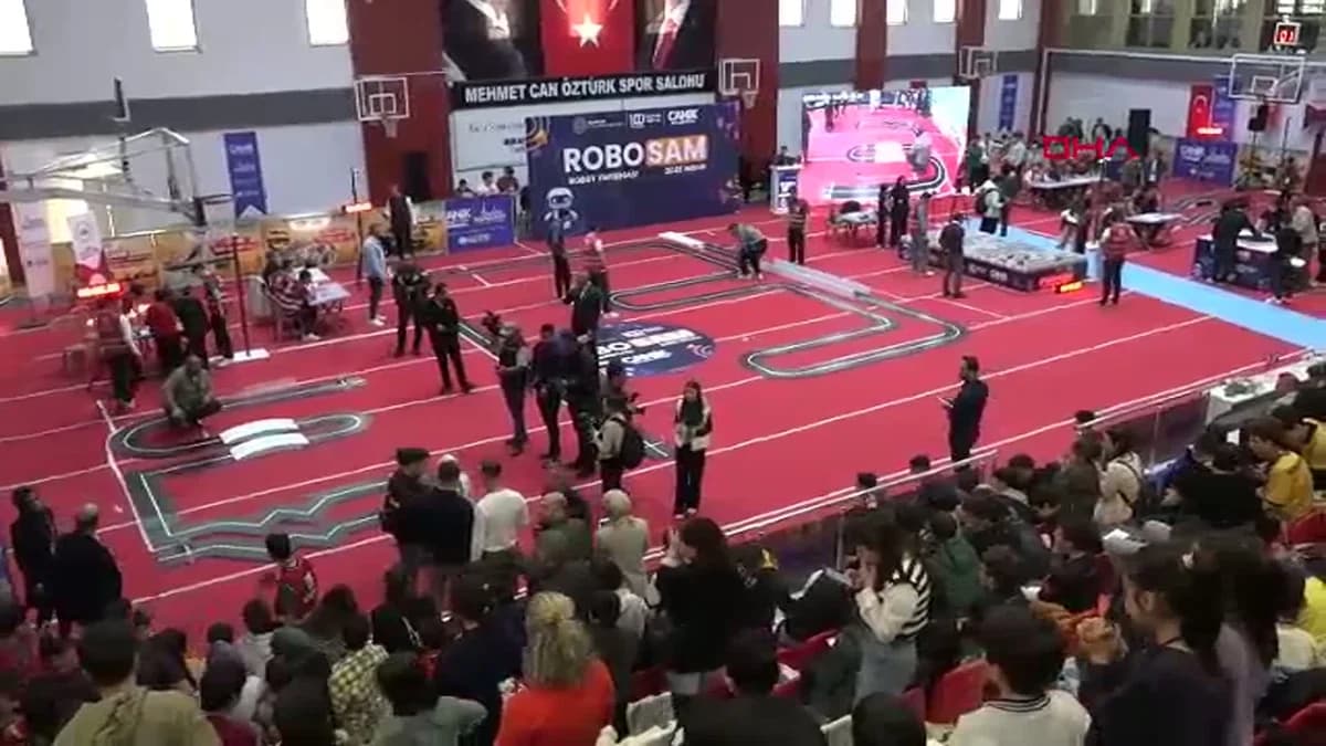 Samsun’da Robosam Robot Yarışması Coşkuyla Başladı
