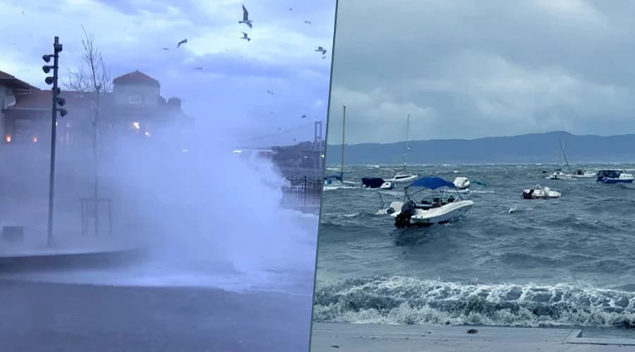 İstanbul’da fırtınanın bilançosu: Çatılar uçtu, ağaçlar devrildi
