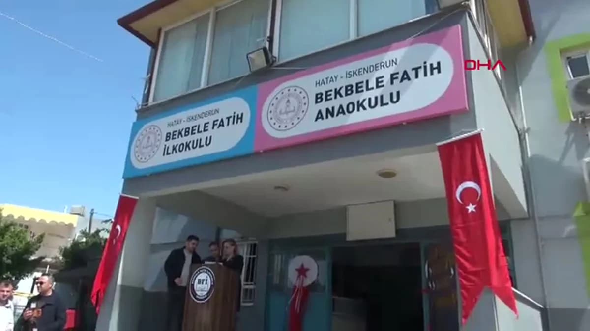 Şehit Polis Burhan Mercan Kütüphanesi Hatay’da Açıldı