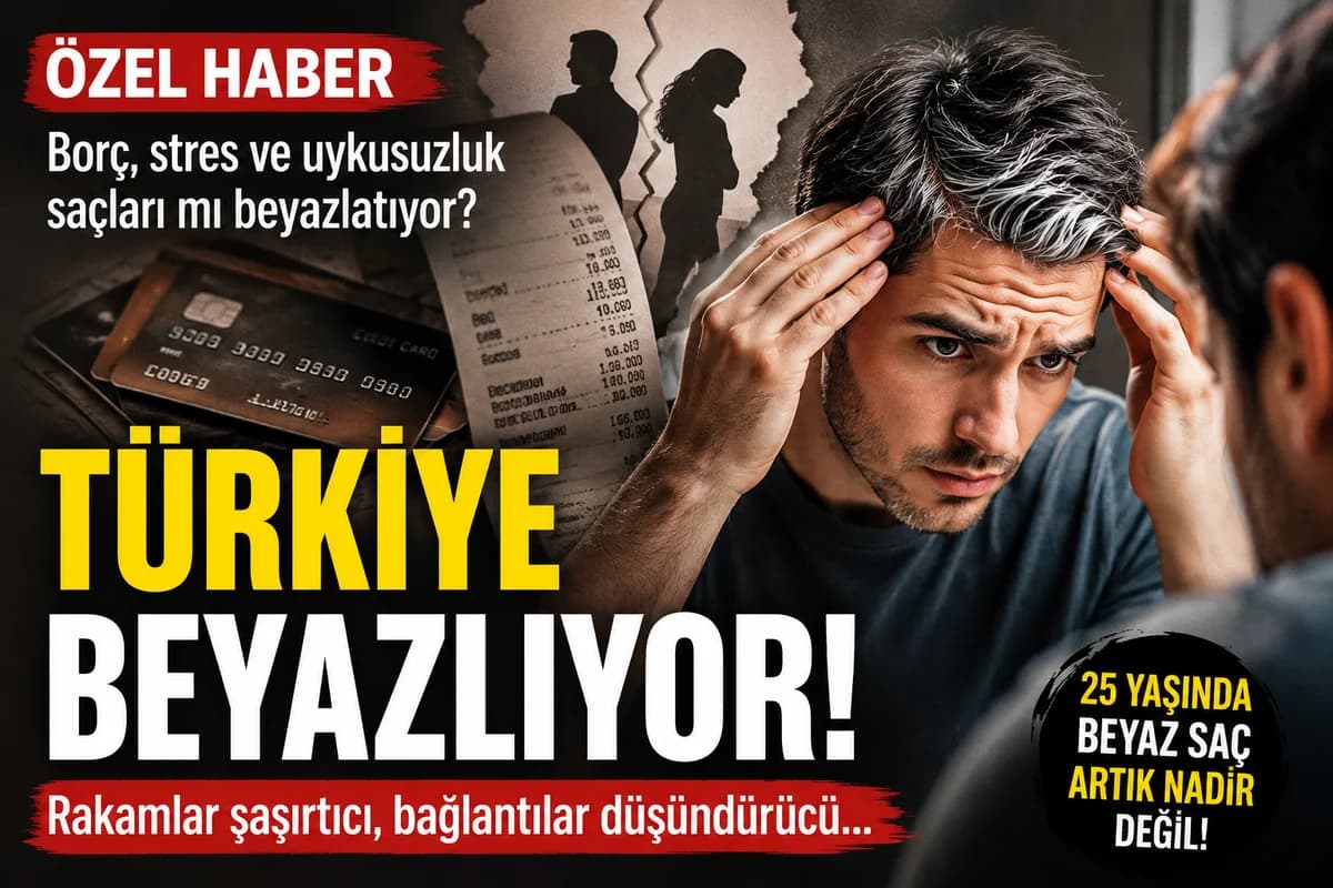 Erken Beyaz Saç Bir Tesadüf Mü? Borç ve Stres Bağlantısı Tartışılıyor