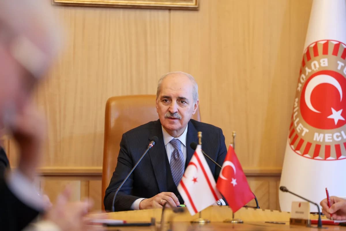 Kurtulmuş, KKTC-Türkiye Parlamentolar Arası Dostluk Grubu Başkanı Canaltay’ı Ağırladı